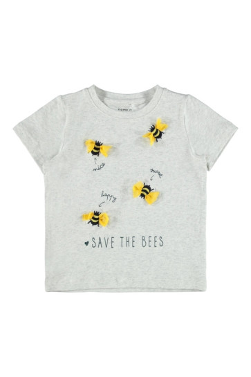 T-shirt Bambina Name It Grigio