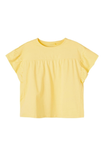 T-shirt Bambina Name It Giallo