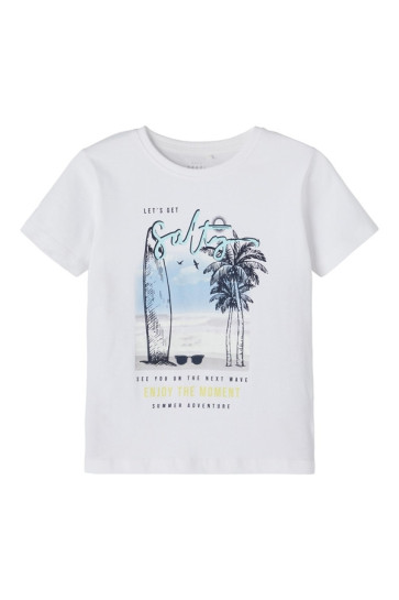 T-shirt Bambino Name It Bianco