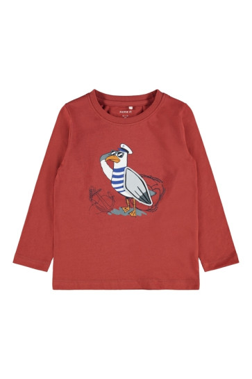 T-shirt Bambino Name It Rosso