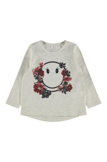 T-shirt Bambina Name It Bianco