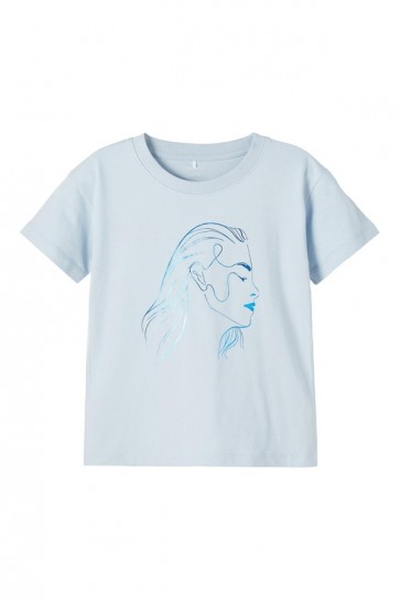 T-shirt Bambina Name It Blue