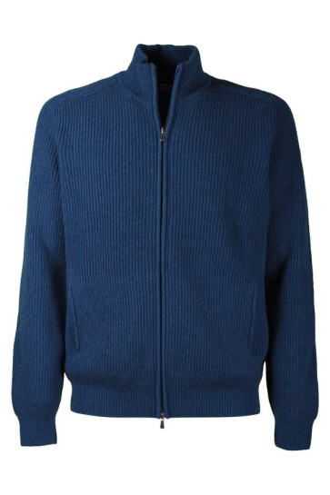 Cardigan Uomo Barba Napoli Blue