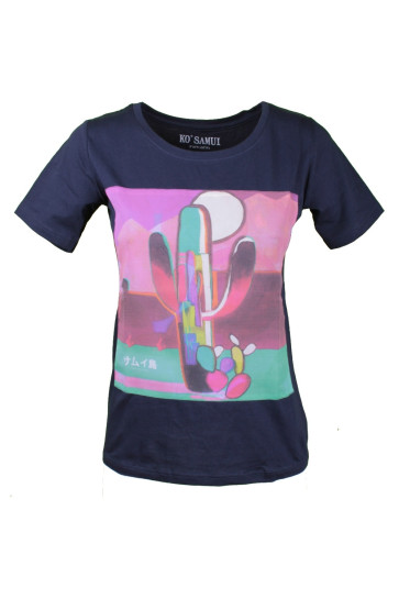 T-shirt Donna Ko Samui Blue