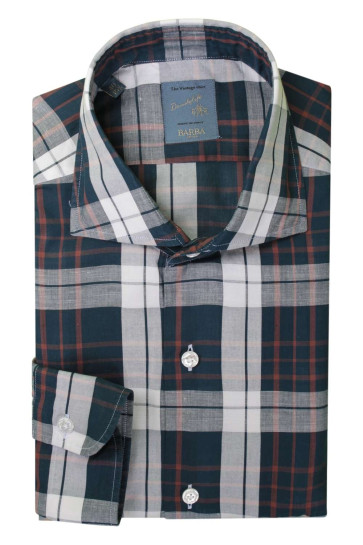 Camicia Uomo Barba Napoli Blue