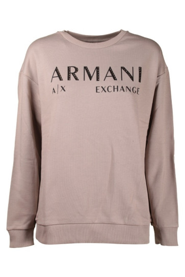 Felpa Donna Armani Exchange Beige