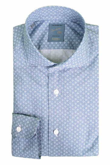 Camicia Uomo Barba Napoli Blue