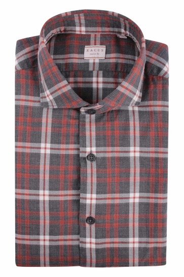 Camicia Uomo Xacus Marrone