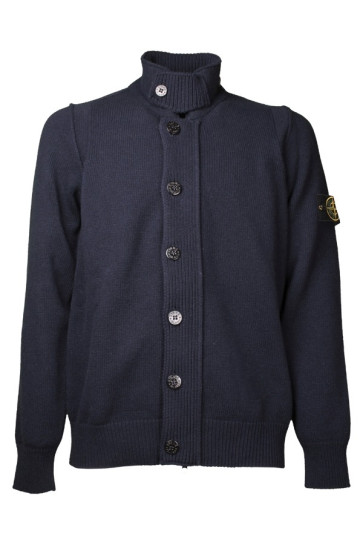 Cardigan Uomo Stone Island Blue