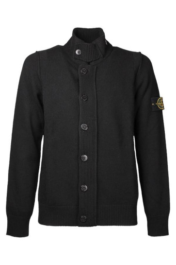 Cardigan Uomo Stone Island Nero