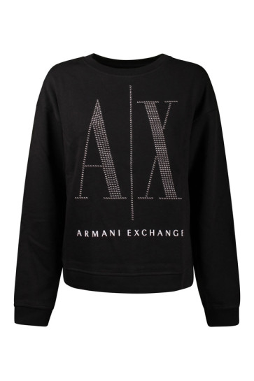 Felpa Donna Armani Exchange Nero