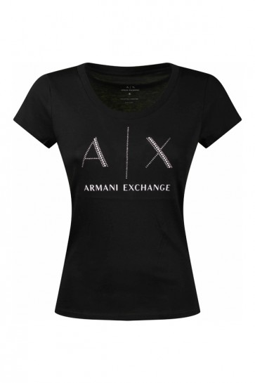 T-shirt Donna Armani Exchange Nero