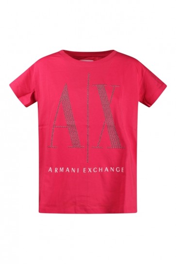 T-shirt Donna Armani Exchange Rosso