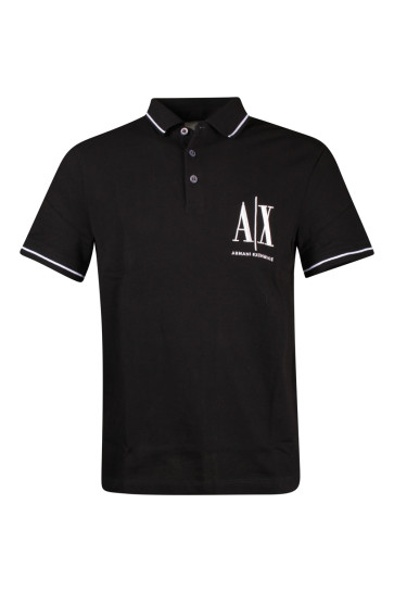 Polo Uomo Armani Exchange Nero