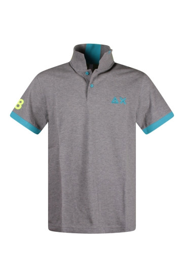 Polo Uomo Sun 68 Grigio