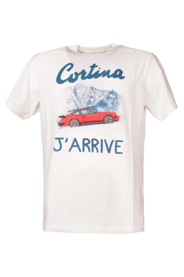 T-shirt Uomo Saint Barth Mc2 Bianco
