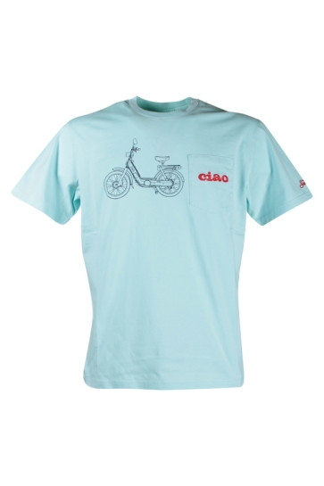 T-shirt Uomo Saint Barth Mc2 Verde Acqua