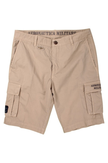 Bermuda Uomo Aeronautica Militare Beige