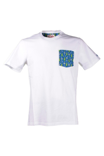 T-shirt Uomo Saint Barth Mc2 Bianco