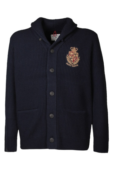 Cardigan Uomo Saint Barth Mc2 Blue