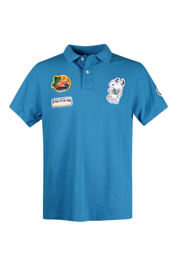 Polo Uomo Saint Barth Mc2 Blue