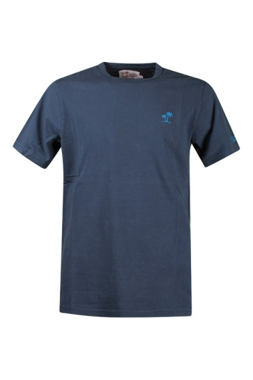 T-shirt Uomo Saint Barth Mc2 Blue
