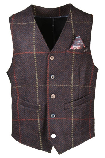 Gilet Uomo Bob Blue