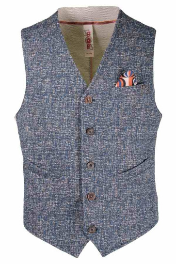 Gilet Uomo Bob Blue