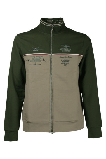 Felpa Uomo Aeronautica Militare Verde