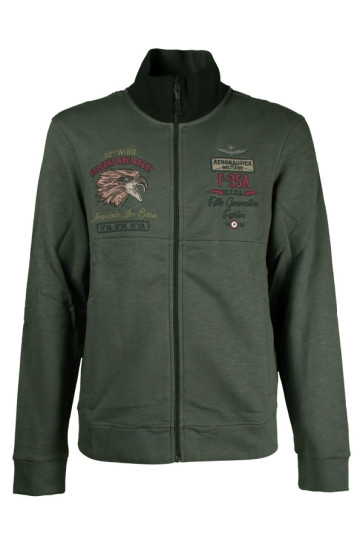 Felpa Uomo Aeronautica Militare Verde