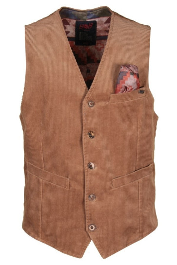 Gilet Uomo Bob Marrone