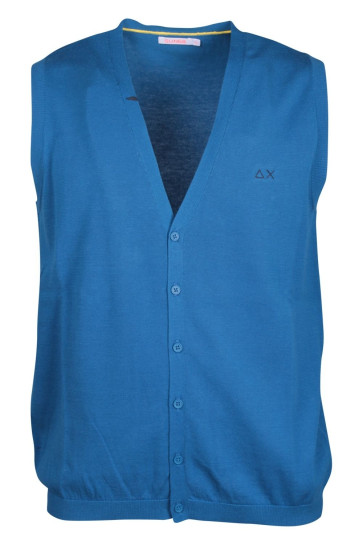 Gilet maglia Uomo Sun 68 Blue