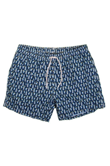 Boxer mare Uomo Saint Barth Mc2 Blue