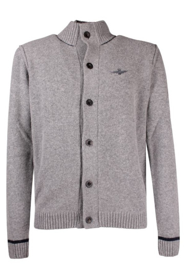 Cardigan Uomo Aeronautica Militare Grigio