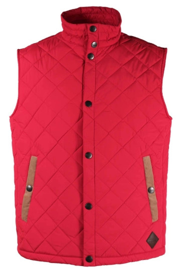 Gilet imbottito Uomo Husky Rosso