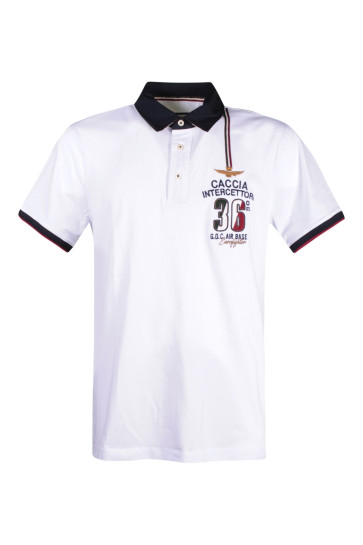 Polo Uomo Aeronautica Militare Bianco