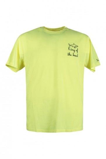 T-shirt Uomo Saint Barth Mc2 Giallo