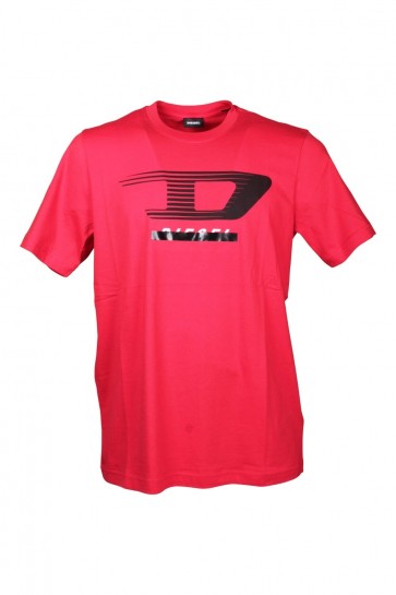 T-shirt Uomo Diesel Rosso