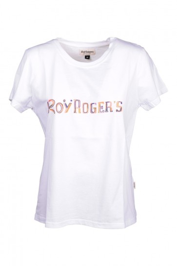 T-shirt Donna Roy Roger's Bianco