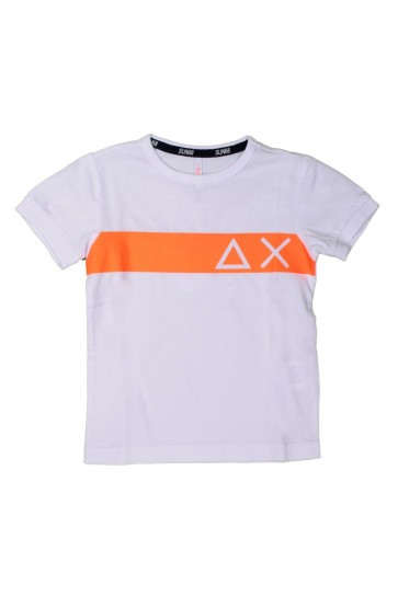 T-shirt Bambino Sun68 Bianco