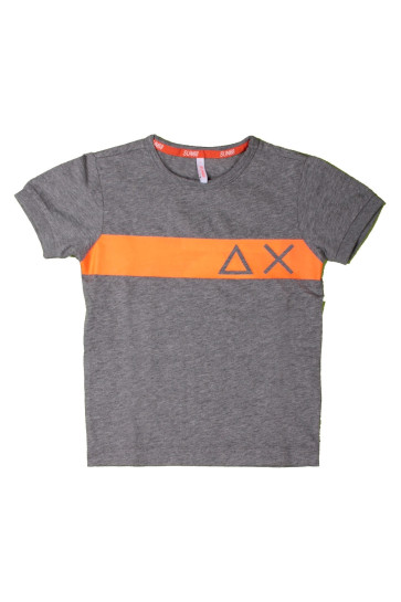 T-shirt Bambino Sun68 Grigio