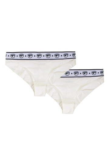 Slip Donna Chiara Ferragni Bi-Pack Bianco