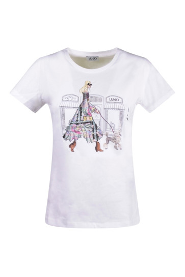 T-shirt Donna Liu Jo Bianco