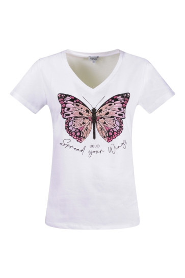 T-shirt Donna Liu Jo Bianco