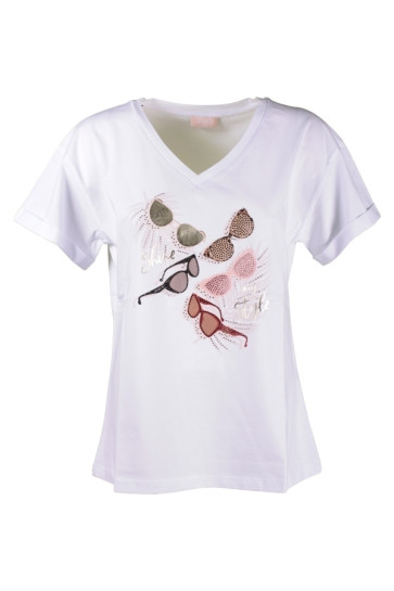 T-shirt Donna Liu Jo Bianco