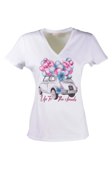 T-shirt Donna Liu Jo Bianco