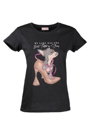 T-shirt Donna Liu Jo Nero