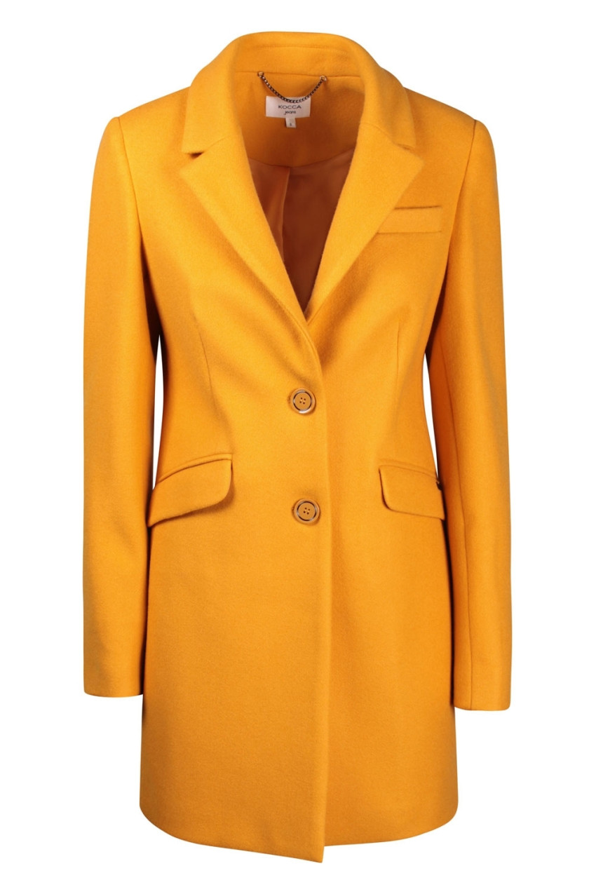 cappotto donna giallo
