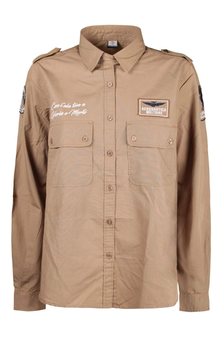 Camicia donna verde militare store