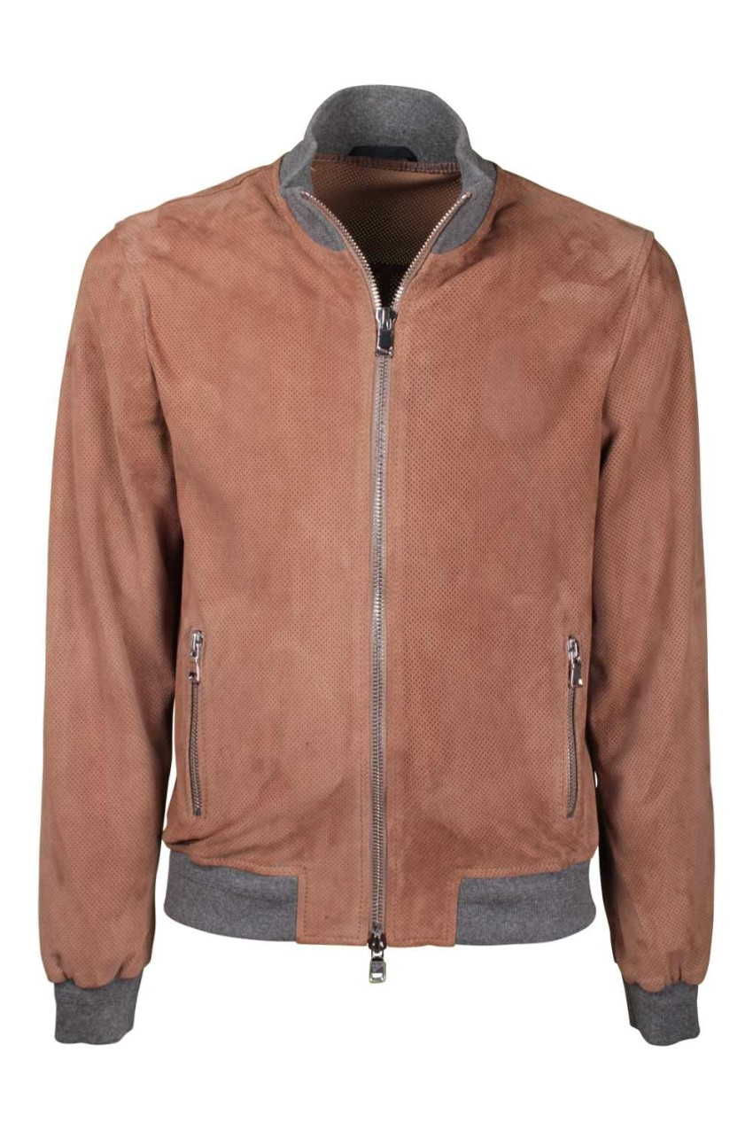 Ferracinshop | Giubbotto pelle Uomo The Jack art. DEREK RIB col. J25 Beige  moda uomo, donna, bimbo